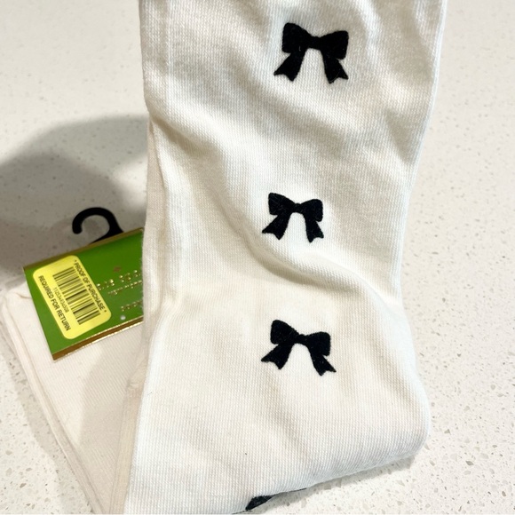 Kate Spade Knee High Bow Socks - Picture 3 of 3